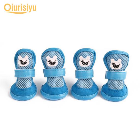Buy 4Pcs Fashion Summer Soft Breathable AntiSkid Pet Shoes Sandals Dog
