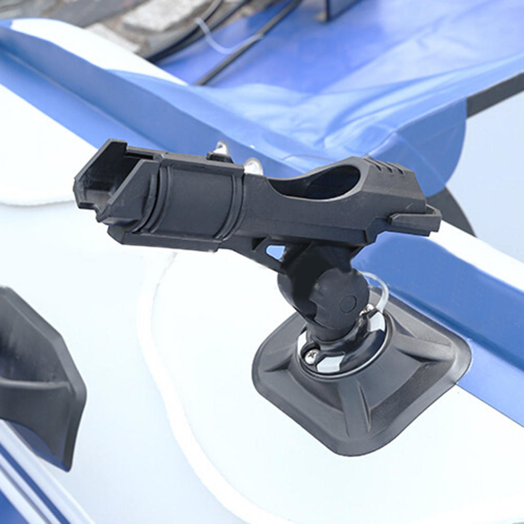 2Pcs 360° Adjustable Boat Canoe Yacht Kayak Fishing Rod Holder Rack Bracket