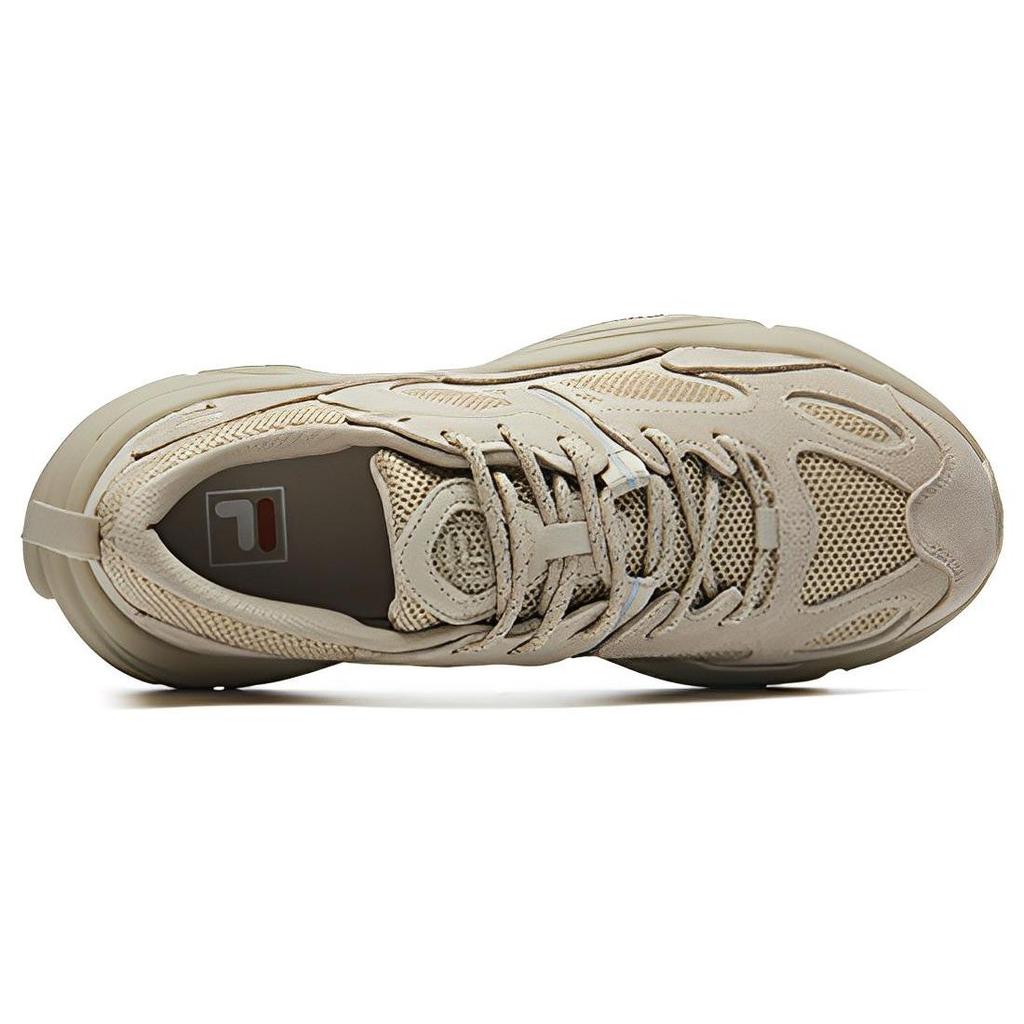 FILA Mars 2 Fabric Suede Retro Running Sports Shock Absorbing Durable Low Top Lifestyle Shoes Women sneaker Camel-Silk F12W131116FDO