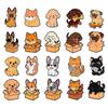 20 pièces Kawaii Chien Animal Broches Émail Broches Mignonnes Vêtements Bijoux Accessoires Sac à Dos Ajouts Cadeaux Décoratifs pour Amis