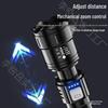 High Power Rechargeable Mini Tactical Flashlight - Bright, Portable, Long Range, Multifunctional, White Light Display