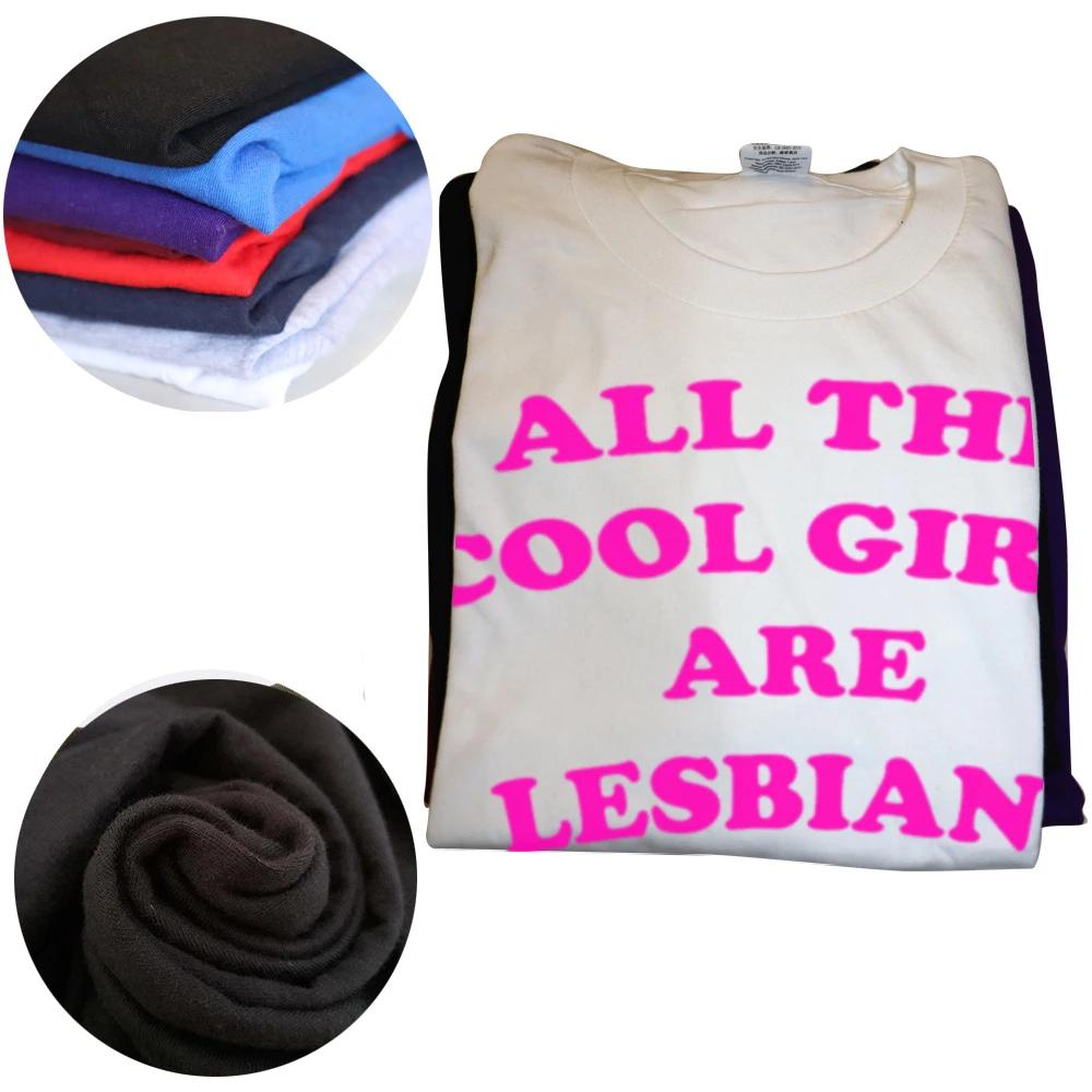 Funny All The Cool Girls Are Lesbians T Shirts Graphic Cotton Streetwear Short Sleeve Gay Pride Gifts Y2k T-shirt Men Clothes