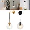 Modern Led Wall Lamp Glass Ball Sconce Lighting Indoor Living Bedroom Kitchen