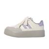 Niche sweet thick baseplate shoes women's 2025 new spring versatile German training shoes inner height increase casual sports white shoes