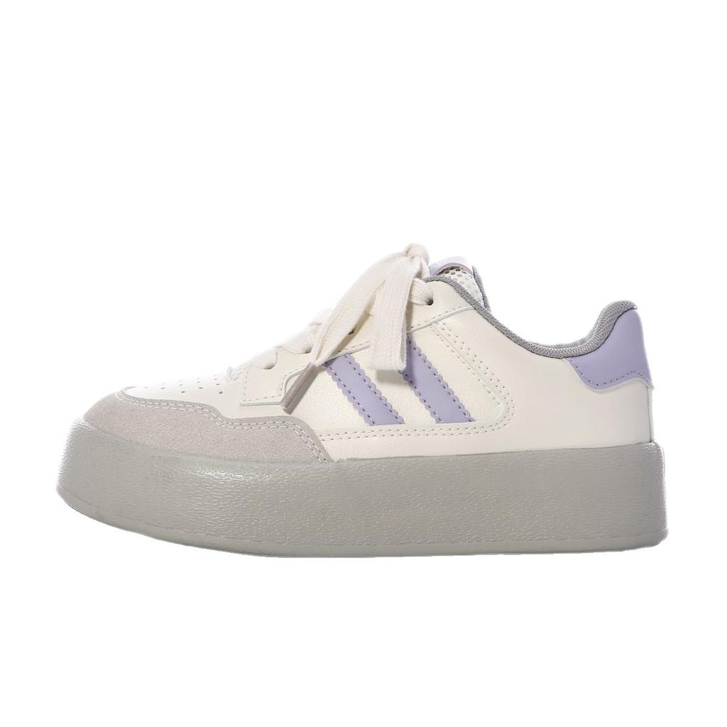 Niche sweet thick baseplate shoes women's 2025 new spring versatile German training shoes inner height increase casual sports white shoes