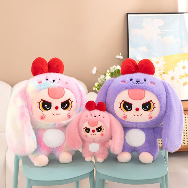 Rabbit Long Ears Baby Plush Toy Cartoon Stuffed Doll Decoration Kids Gift Cute