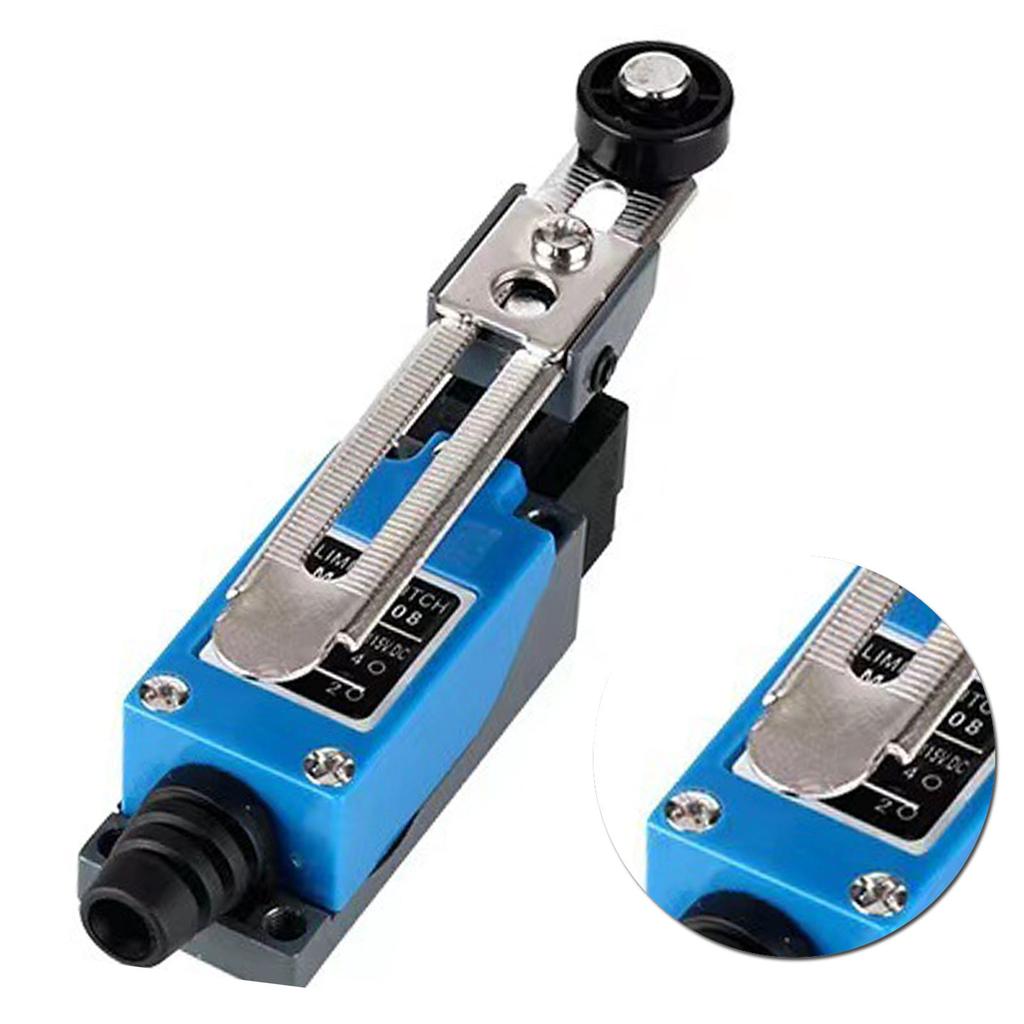 Momentary Limit Switch Silver Alloy Contact IP65 Waterproof Adjustable Roller Lever Limit Switch for Mechanical