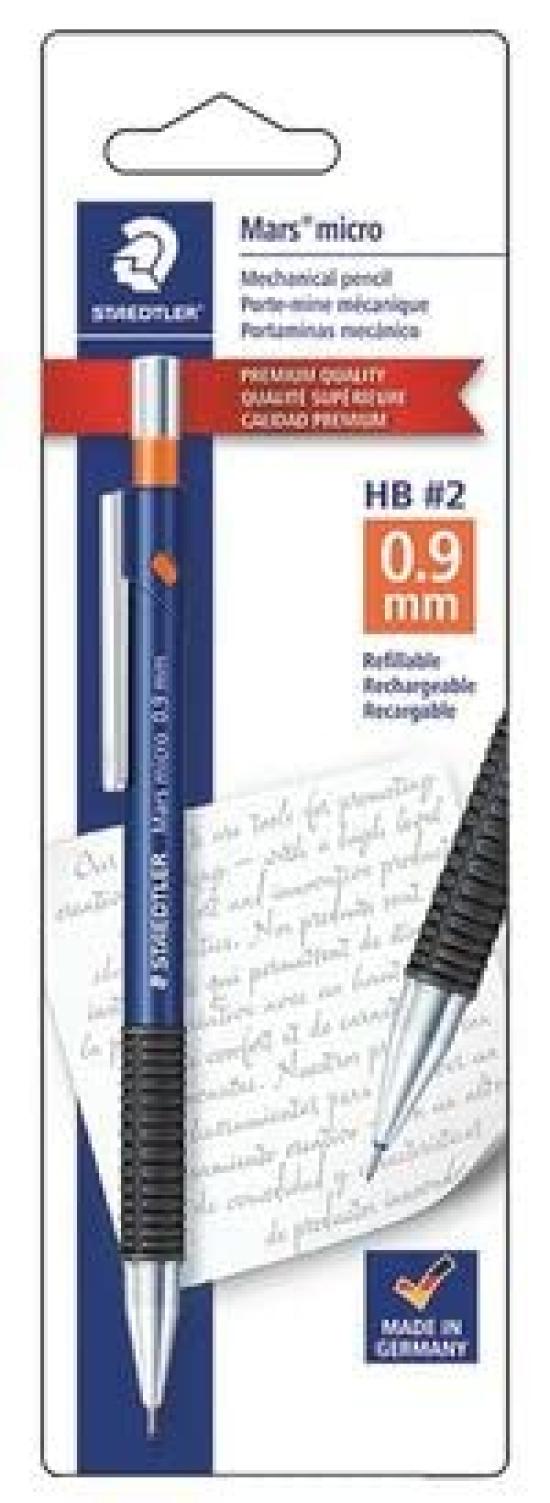 

Staedtler Mars Micro 775 Амортизированный чертежный механический карандаш [Редкий] 0,9 мм чёрный