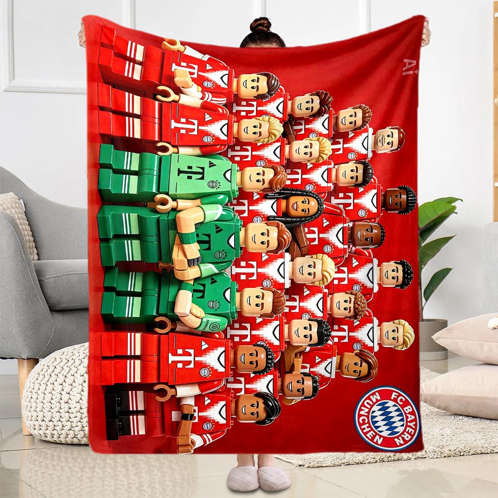 Bayern Munich Blanket Ultra-Soft Suitable for Livingroom Seaside Chair for All Seasons Stylish Decor Unique Gift for Family and Friends Camping