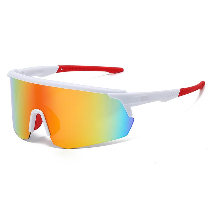 

New color-changing cycling glasses marathon running outdoor sports sunglasses mountain bike eye protection windproof