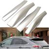 Sliver Top Side Roof Luggage Cargo Rack Rail End Cover Cap Shell Trim Compatible for Lexus RX350 RX450h 2010-2015 Accessories Car Styling