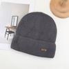 New Korean Knitted Hat for Men In Autumn and Winter Versatile Warm Ear Protection  Thickened Wool Plus Velvet Hat