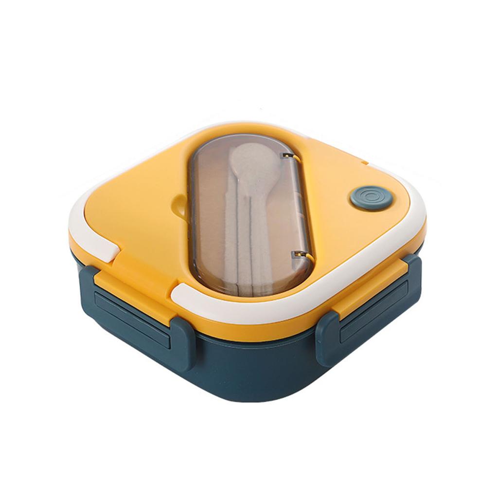 1 Stück isolierte Bento-Box mit Fächern, auslaufsichere Kunststoff-Lunchbox für Schule, Arbeit, mikrowellengeeignet, leicht zu reinigendes Material