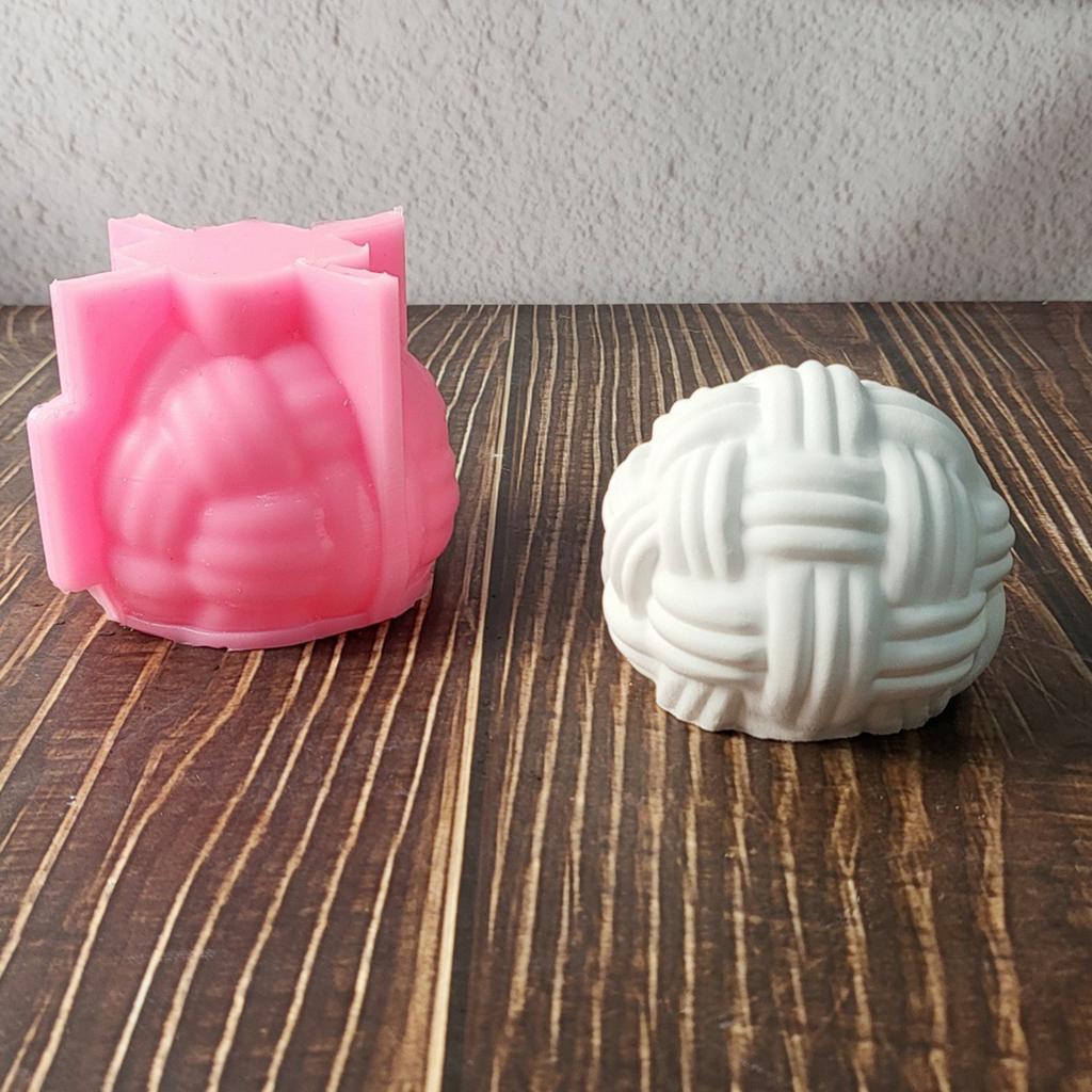 Silicone Moulds 3D Rope Knot Candle Molds Ornament Molds Epoxy Resin Molds Plasters Molds Castings Molds Soap Molds