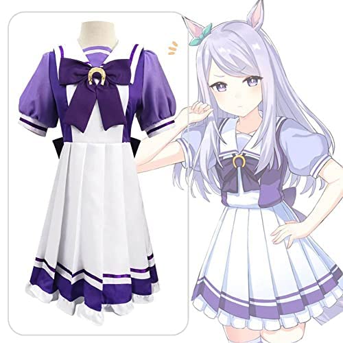 [Formemory] Cosplay Costume Tracen Academy Cosplay Outfit Summer Uniform One-Piece Dress Cosplay Tokai Teio Mejiro McQueen Cosplay Costume Halloween C