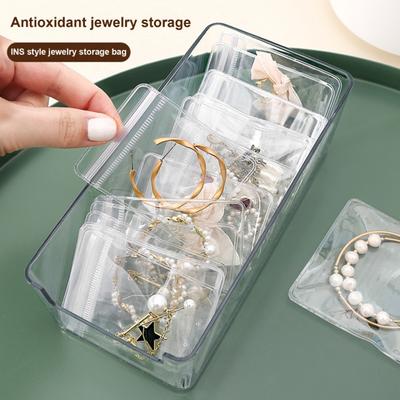 20 Τμχ Τσάντες Οργάνωσης Κοσμημάτων Διαφανείς Αντιοξειδωτικές Αποθηκεύστε Σκουλαρίκια Και Δαχτυλίδια Αδιάβροχες Τσάντες Συσκευασίας Κοσμημάτων Οικιακά Προϊόντα