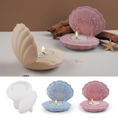 Seashell Shaped Resin Silicone Molds for Tealight Stand Candle Holder Home Decoration Epoxy Resin Silicone Molds