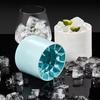 Cylindrical Ice Grid Silicone Squeeze Ice Making Cup Household Easy Demoulding Ice Cube Mold Freezer Ice Bucket Ice Box