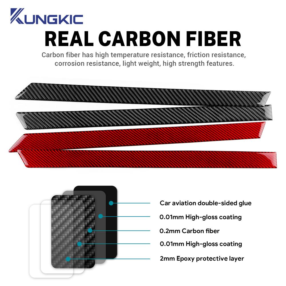 Real Soft Carbon Fiber Sticker For Vauxhall Opel Astra H MK5 2004 2005 2006 2007 2008 2009 2010 Car Driver Headlight Switch Trim