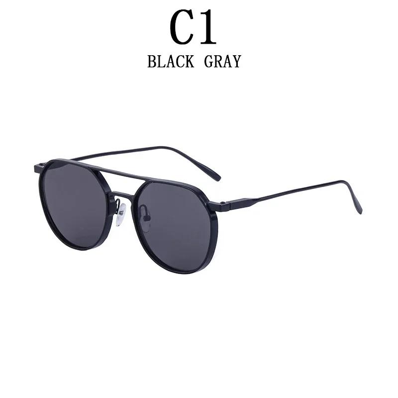 

New Vintage Punk Sunglasses For Men Retro Oval Steampunk Round Shades Luxury Hombre