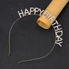 Europe and America Cross Border Happy Birthday Crown Hair Clasp Hairware Factory