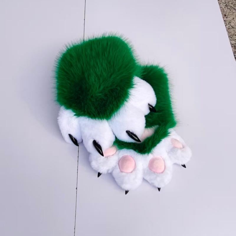 Animal claws, squeaking, furry claws with nails, gloves COS cat claws cute plush finished props