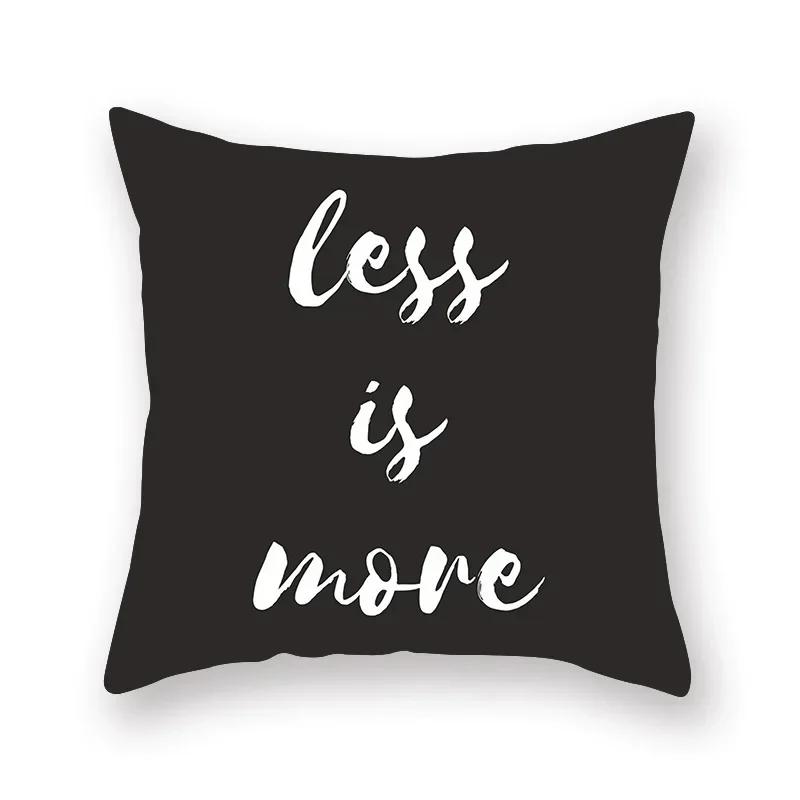 45x45cm Fashion Black Grey Lip Eye Print Pattern Pillow Case Home Living Room Sofa Decoration Cushion Cover