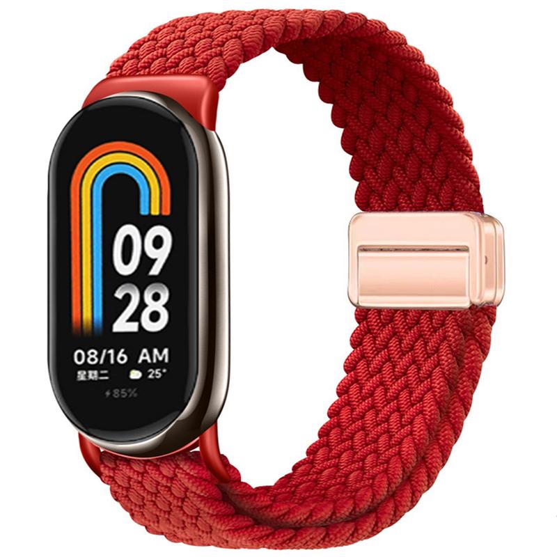 For Xiaomi Mi Band 10 strap Accessories breathable nylon Magnetic Braided Bracelet belt pulseira correas for Xiaomi Mi band 9 8