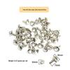 Spot Sale: Multi-Faceted Rivet with Rhinestones for Clothing, Bags, and Accessories - Pointed Bottom Glass Crystal Decor