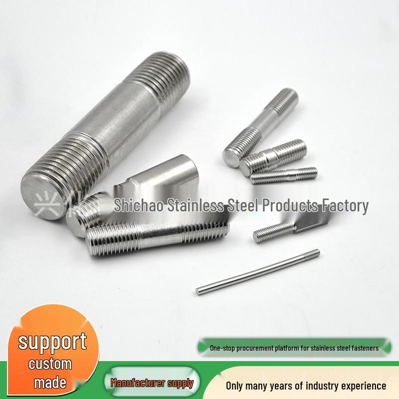 Stainless Steel Double-Ended Stud Bolt/Screw, M4-M12, 201/304/316, GB901