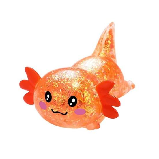 Salamander Squeeze Toy Stress Relief Glitter Salamander Sugar Ball Sensory Toy Decompression Flour Salamander Fidget Toy