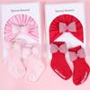 Top Seller: Newborn Baby Hat & Socks Set with Cute Bow Accessories - Popular in Europe, America & Middle East