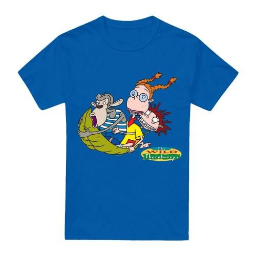 The Wild Thornberrys Mens On Leaf Eliza Darwin & Donny T-Shirt