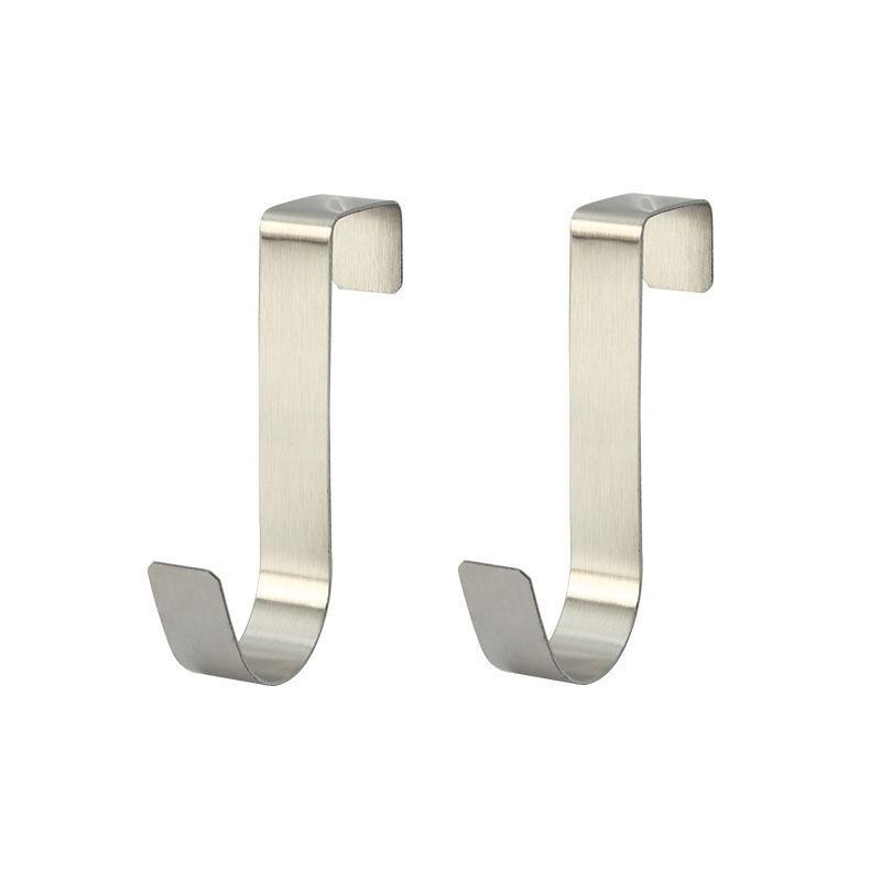 

Набор из 2 самоклеящихся крючков без сверления для кухонных и ванных шкафов Cabinet Door Hook