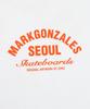 Mark Gonzales Seoul Address Lettering Short Sleeve T-Shirt - White