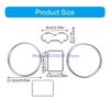 Hg89 Speedometer Dashboard Gauge Rings Trim Speedometer Bezel Trim Automotive Interior Accessories for MKIV 97-03