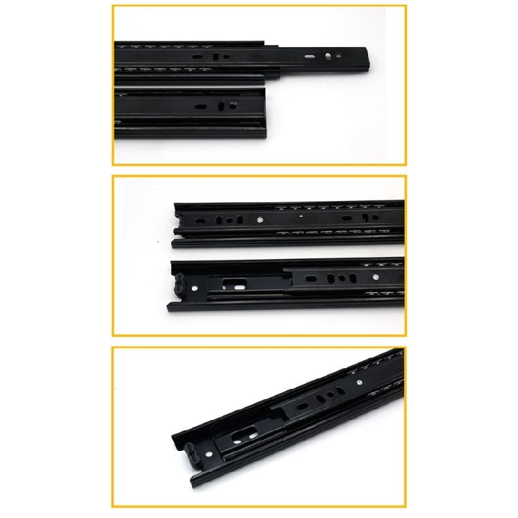1Pair Soft Close Drawer Track Rail Cold Rolled Steel Buffer Drawer Slides Hydraulic Damping Buffer Furniture Hardware