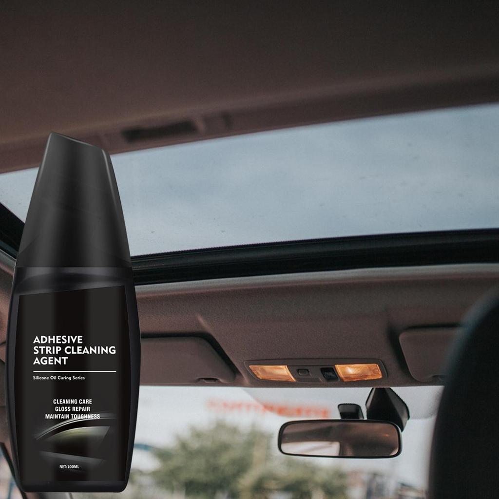 100ml Car Window Rubber Lubricant Eliminates Noise Rubber Strip Anti-Freeze Agent Rubber Cleaner Softening Agent universal