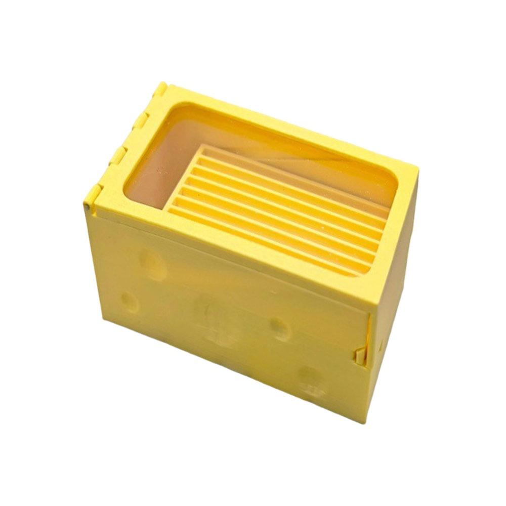 Cheese Perler Bean Shovel Smooth with lid Perler Bean Box Dustproof 2-in-1 Perler Bean Tray жёлтый