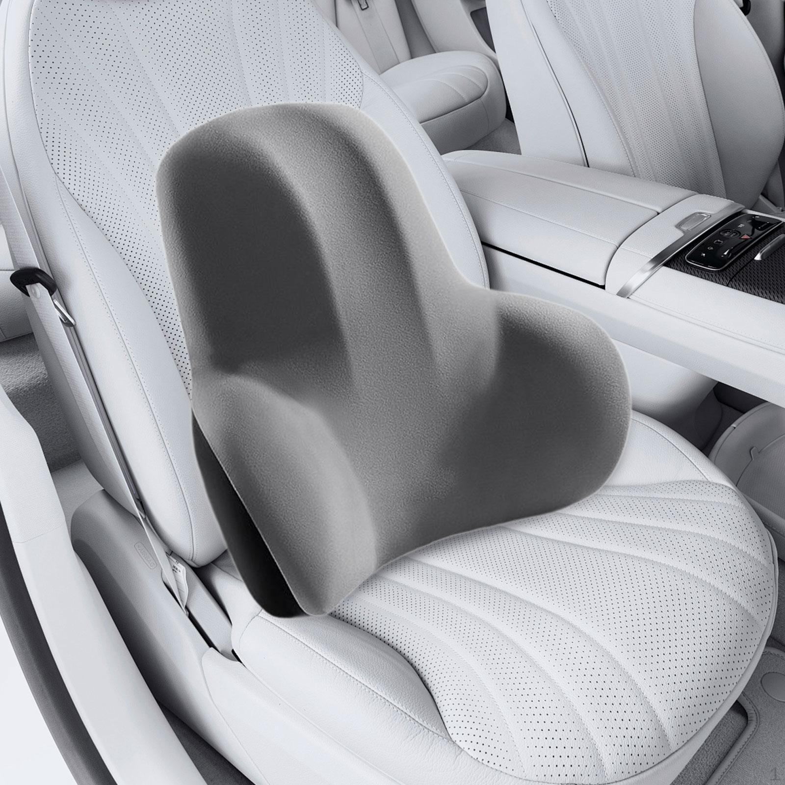 

Cushion with Memory Foam And Milk Silk for Ergonomic Lumbar Support, Comfortable Breathable сірий колір