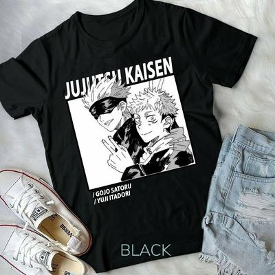 T-shirt Jujutsu Kaisen, Anime, Gojo e Yuji Merch Jujutsu Kaisen T-shirt Unisex