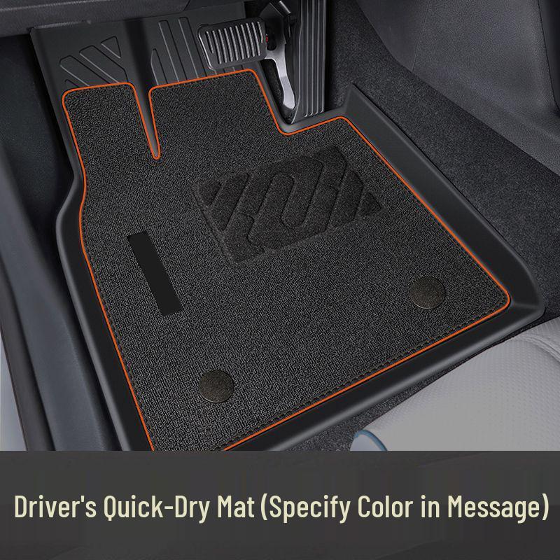 Wuling Hongguang MINI EV 2024 3rd Gen Macaron TPE Floor Mats 20-22 Mini EV: Special Non-Slip Pattern TPE