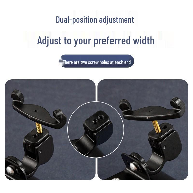 Green Beauty Adjustable Violin Shoulder Rest - Large, Load-Bearing, Kids' 4/4, 1/2, 1/4