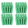 100Pcs M6 Expansion Pipe Plastic Wall Plug Fixing Expansion Tube Accessory Green
