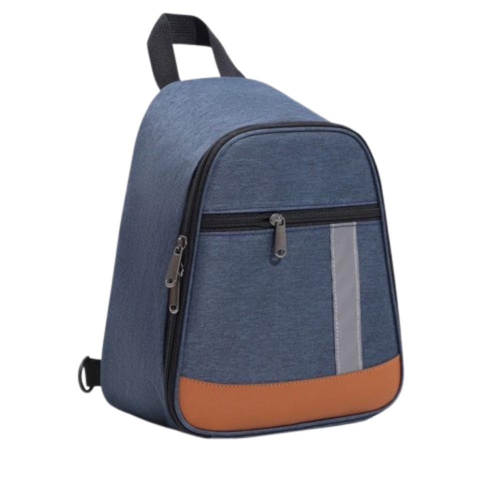 

Simple Insulated Lunch Bag Portable Single Shoulder Riding Bag Handbags Cooler Storage Bag Hiking темно-синий