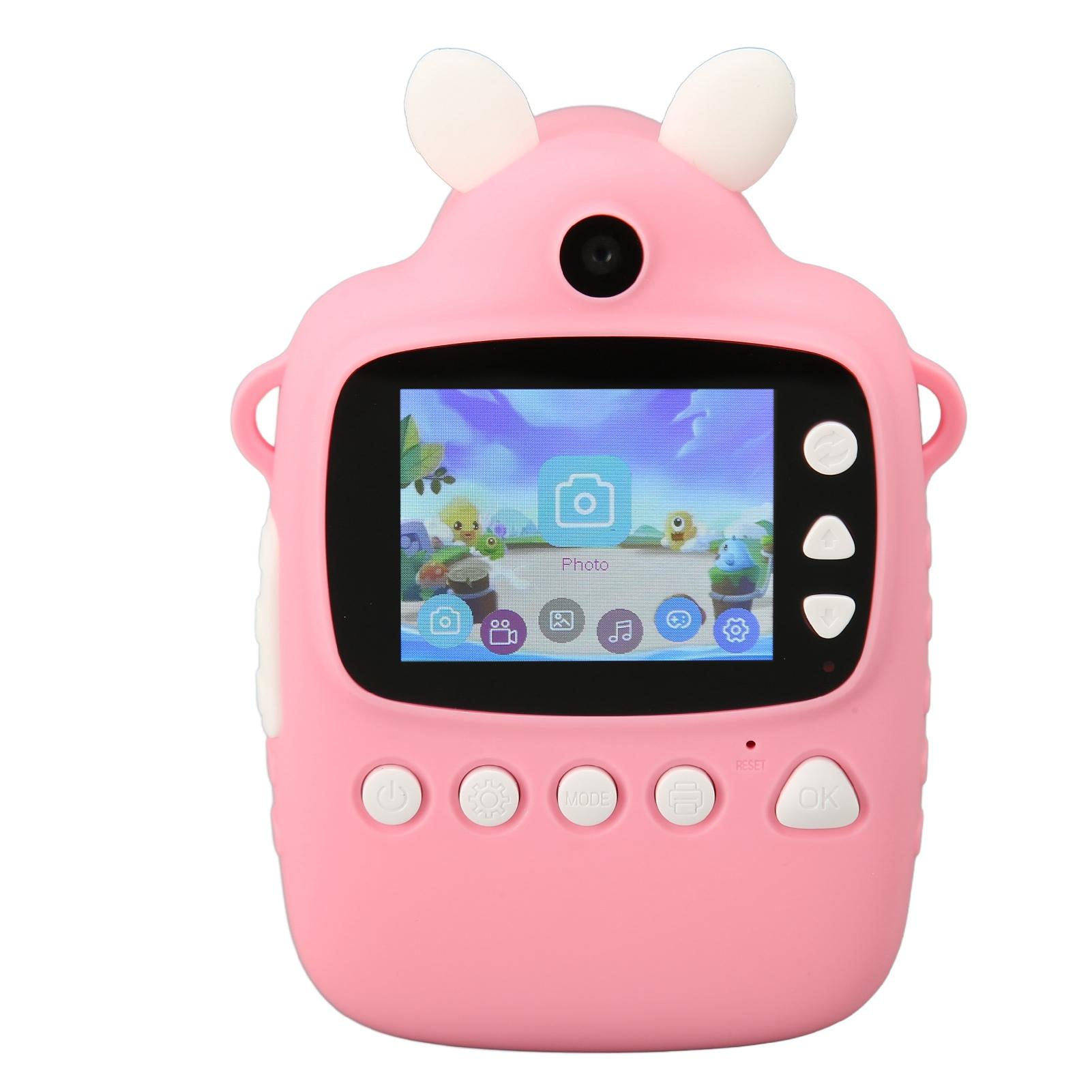 

Печатная камера Милая мультяшная студенческая печатающая камера 16 МП Двойной объектив Разрешение 1920X1080 Видео MP3