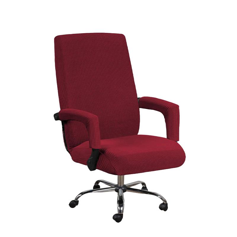 

Computer Chair Cover Modern Spandex Slipcovers Office Chair Case Armrest Cover Dust Cover Removable Anti-dirty Chairs Slipcover L