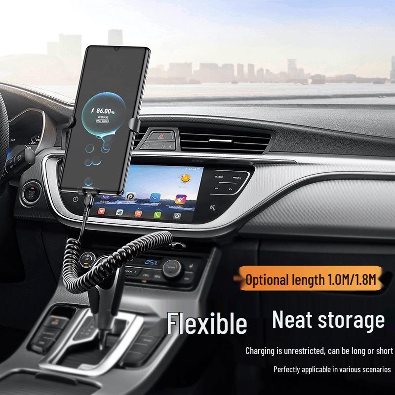 120W Retractable Type-C Fast Charging Cable for Huawei Honor Cars