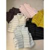 Thin ribs cotton vest women's winter new design sense small vest jacket vest vest
