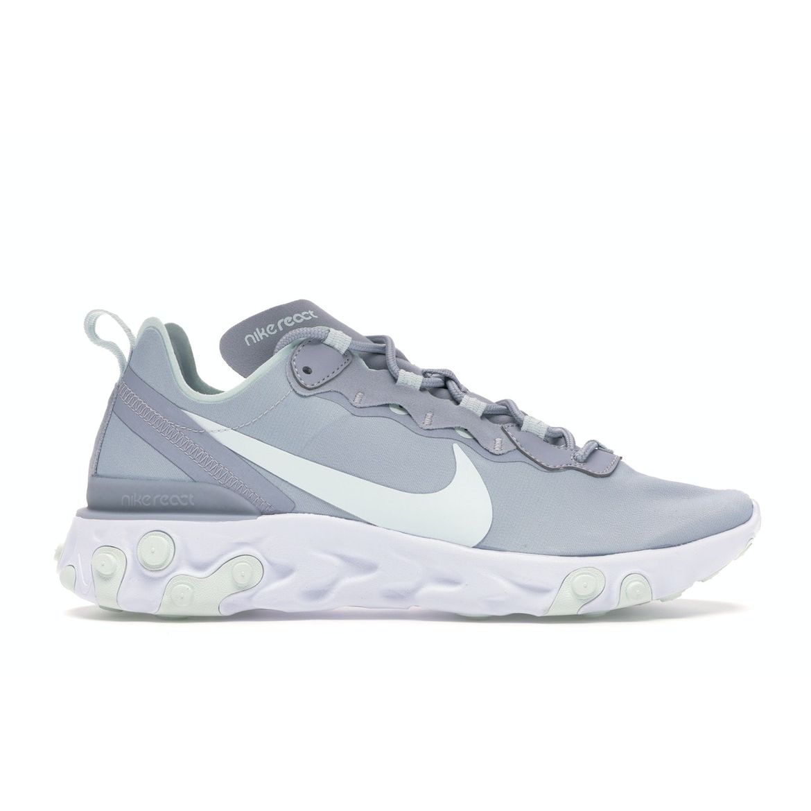 

Nike React Element 55 Wolf Grey Женские кроссовки Ghost-Aqua BQ2728-005